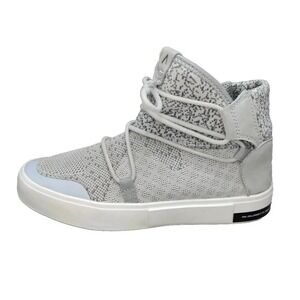Via Nano Waterproof Knit High‎ Top Men's Sneakers Shoes Gray Size 9 EU 40
